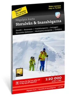 Högalpin karta Storulvån & Snasahögarna