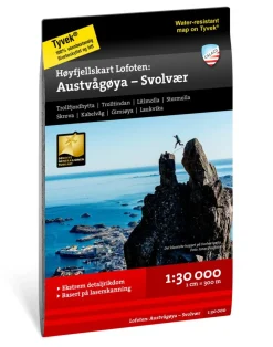Høyfjellskart Lofoten: Austvågøya – Svolvær