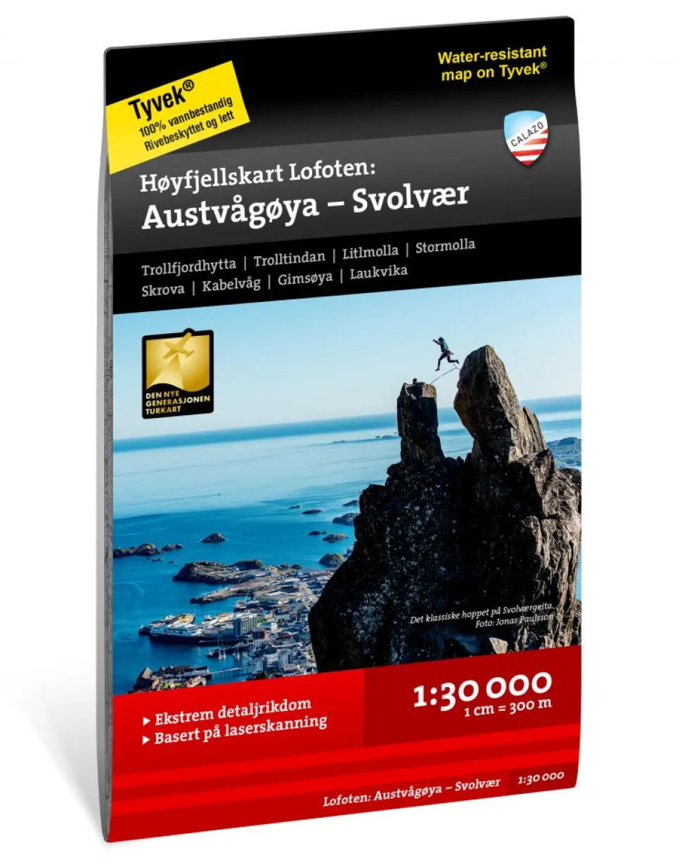 Høyfjellskart Lofoten: Austvågøya – Svolvær