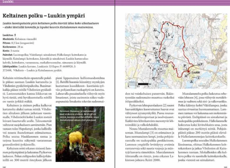 Nuuksion retkeilyopas - Luonto, reitit ja kohteet