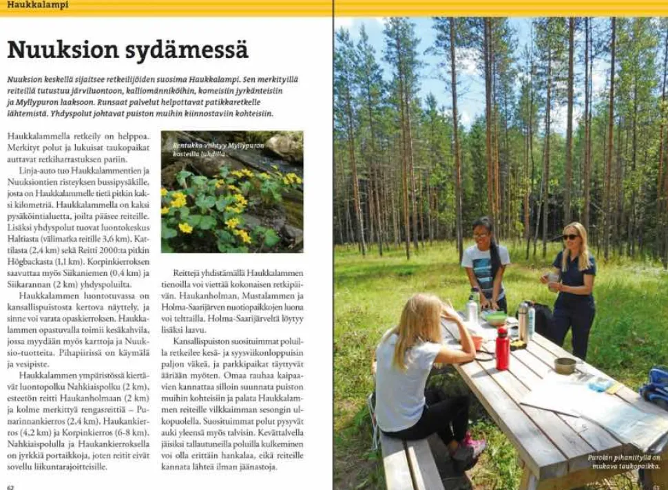 Nuuksion retkeilyopas - Luonto, reitit ja kohteet