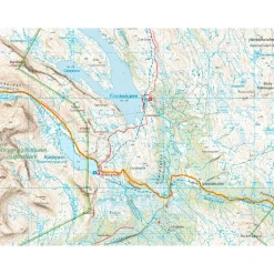 Turkart Norge pa tversturen (Stjørdal-Sylan)